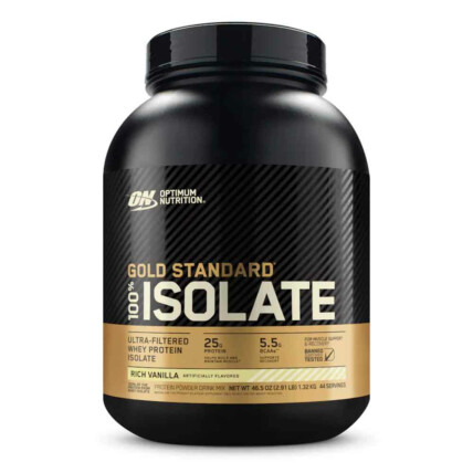 whey Protein Gold Isolate 1.3kg Baunilha Optimum Nutrition