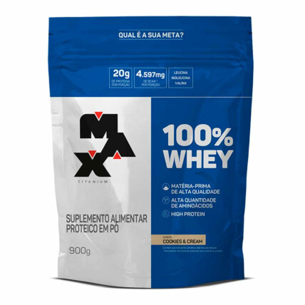 100% WHEY PROTEIN CONCENTRADO REFIL 900G