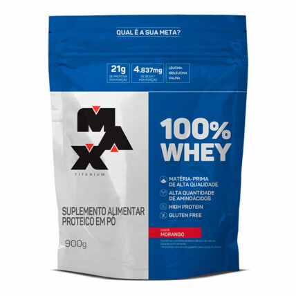 100% WHEY PROTEIN CONCENTRADO REFIL 900G