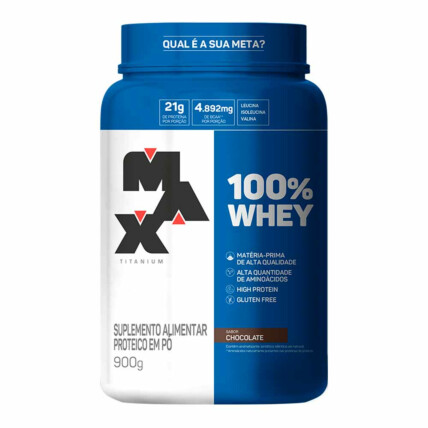 100% WHEY PROTEIN CONCENTRADO 900G CHOCO