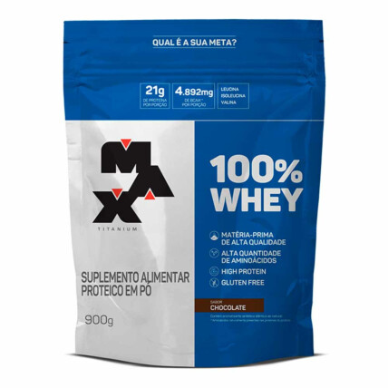 100% WHEY PROTEIN CONCENTRADO REFIL 900G