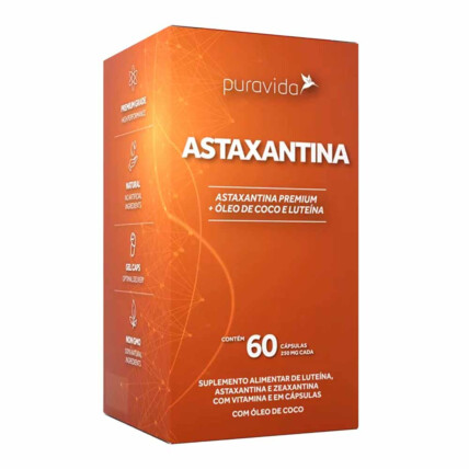 Astaxantina 60 Caps Puravida