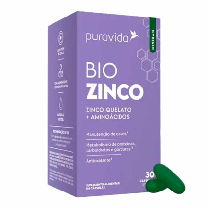 Bio Zinco 30 caps Puravida