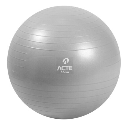 GYM BALL 55CM PRATA - ACTE