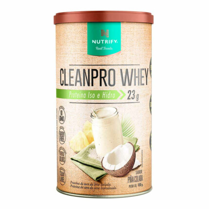 Cleanpro Whey Protein Hidrolisado 450g Piña Colada Nutrify