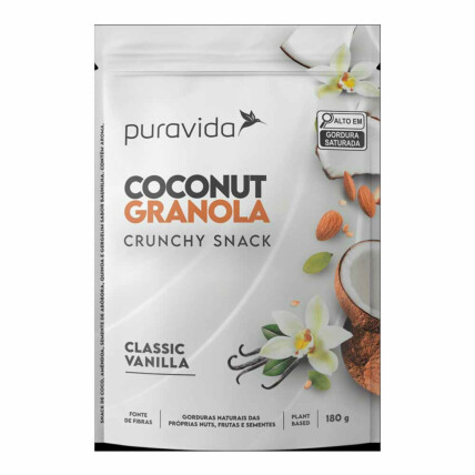 GRANOLA CLASIC BAUNILHA 180G - PURAVIDA