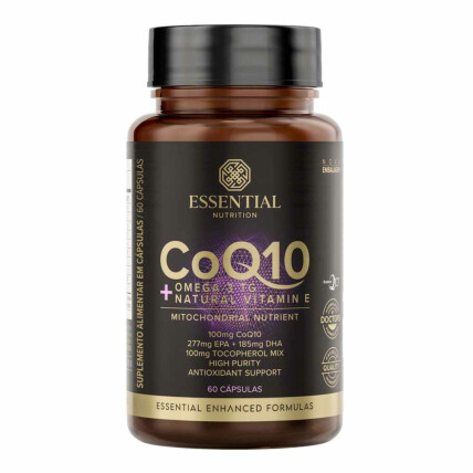 CoQ10 Ômega 3 60 caps Essential Nutrition