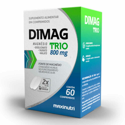 Dimag Trio Magnesio Bisglicinato 60Caps Maxinutri