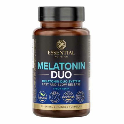 MELATONIN DUO 120 CAPS MENTA ESSENTIAL NUTRITION