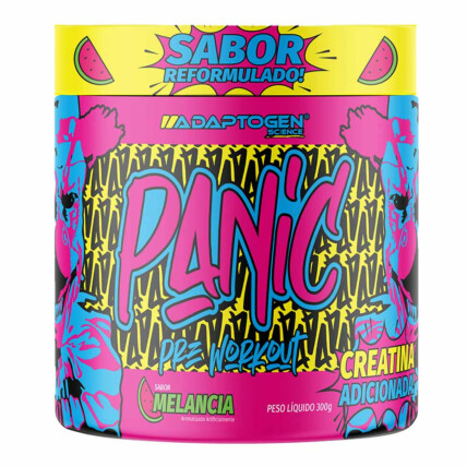 PRÉ TREINO PANIC 300G MELANCIA ADAPTOGEN SCIENCE