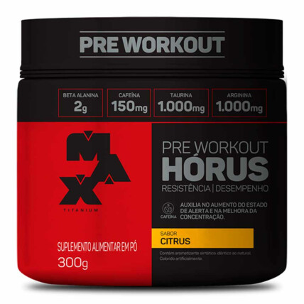 Pré Treino Horus 300g Max Titanium