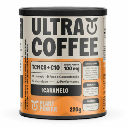 Ultra Coffee 220g Caramelo Plant Power