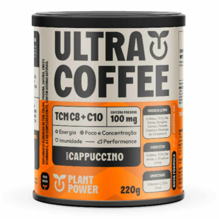 Ultra Coffee 220g Cappucino Plant Power