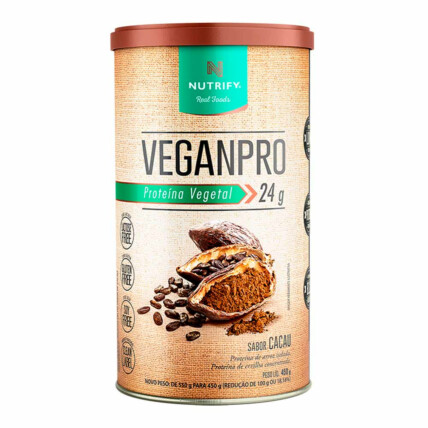 VEGANPRO 450G CACAU - NUTRIFY