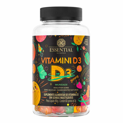 VIT D GOMA 180G - ESSENTIAL NUTRITION